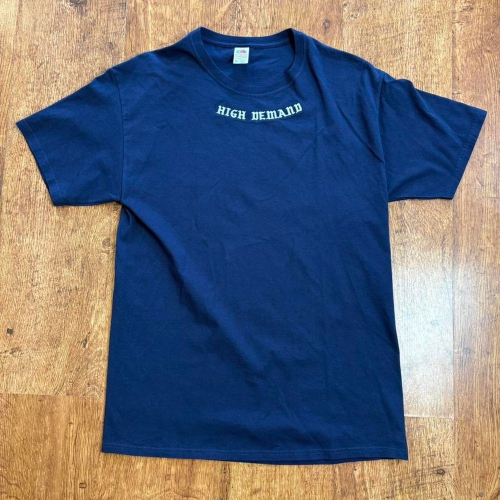 High Demand Embroidered Navy Blue skater gorp T-Shirt Medium Streetwear